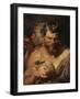 Two Satyrs, about 1615-Peter Paul Rubens-Framed Giclee Print