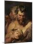 Two Satyrs, about 1615-Peter Paul Rubens-Mounted Giclee Print