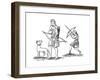 Two Saxon Archers, 8th Century-null-Framed Giclee Print