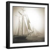 Two Schooners-Michael Kahn-Framed Giclee Print