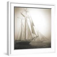 Two Schooners-Michael Kahn-Framed Giclee Print