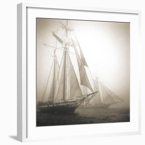 Two Schooners-Michael Kahn-Framed Giclee Print