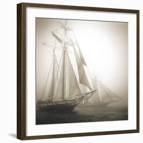 Two Schooners-Michael Kahn-Framed Giclee Print