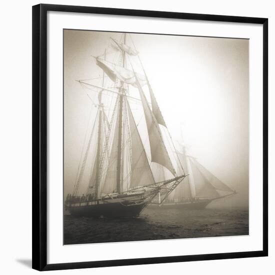 Two Schooners-Michael Kahn-Framed Giclee Print