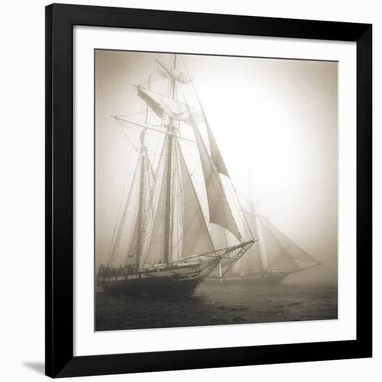 Two Schooners-Michael Kahn-Framed Giclee Print