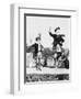 Two Scottish Children in Kilts Dancing Photograph - Scotland-Lantern Press-Framed Art Print