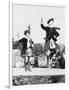 Two Scottish Children in Kilts Dancing Photograph - Scotland-Lantern Press-Framed Art Print