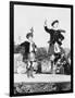 Two Scottish Children in Kilts Dancing Photograph - Scotland-Lantern Press-Framed Art Print