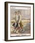 Two Scottish Soldiers in Walking-Out Dress at Oban-Raimund Germela-Framed Art Print