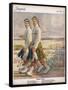 Two Scottish Soldiers in Walking-Out Dress at Oban-Raimund Germela-Framed Stretched Canvas