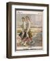 Two Scottish Soldiers in Walking-Out Dress at Oban-Raimund Germela-Framed Art Print