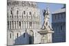 Two Sculptures of Angels Between Duomo Santa Maria Assunta and Battistero (Baptistery)-Markus Lange-Mounted Photographic Print