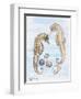 Two Sea Horses, with Shells, 2000-Joan Thewsey-Framed Premium Giclee Print