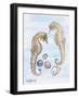 Two Sea Horses, with Shells, 2000-Joan Thewsey-Framed Giclee Print