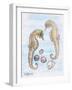 Two Sea Horses, with Shells, 2000-Joan Thewsey-Framed Giclee Print