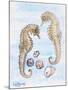 Two Sea Horses, with Shells, 2000-Joan Thewsey-Mounted Giclee Print