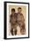 Two Seated Boys-Egon Schiele-Framed Giclee Print