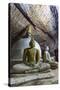 Two Seated Buddha Statues-Charlie-Stretched Canvas