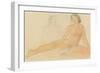 Two Seated Nudes-Auguste Rodin-Framed Giclee Print