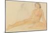 Two Seated Nudes-Auguste Rodin-Mounted Giclee Print