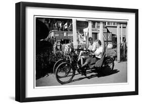 Two-Seater Tricycle, Zeebrugge, Belgium, 1936-null-Framed Giclee Print