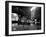 Two Serbian Women Walking Along a Street at Night, Belgrade-null-Framed Photographic Print