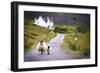 Two Sheep Walking on Street in Scotland-OtmarW-Framed Photographic Print