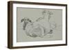 Two Sheep-John Linnell-Framed Giclee Print