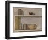 Two Shelves and Bowls-William Packer-Framed Giclee Print