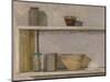 Two Shelves and Bowls-William Packer-Mounted Giclee Print