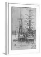 'Two Ships', 1875-James Abbott McNeill Whistler-Framed Giclee Print