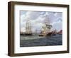 Two Ships Leaving London through Tower Bridge-James Brereton-Framed Giclee Print