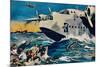 Two Short Sunderlands Rescuing Crew, 1940-null-Mounted Giclee Print