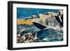 Two Short Sunderlands Rescuing Crew, 1940-null-Framed Giclee Print