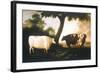 Two Shorthorn Cattle, 1806-Thomas Harrington Wilson-Framed Giclee Print