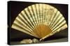 Two-Sided Fan with Wooden Slats-null-Stretched Canvas