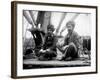 Two Sikh Men Sitting on a Dock, Circa 1913-Asahel Curtis-Framed Giclee Print