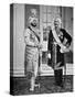 Two Sikh Princes of the Punjab, 20th July 1918 (B/W Photo)-English Photographer-Stretched Canvas