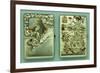 Two Silver and Enamel Cigarette Cases, the Other with Swimming Frogs, Both 1908-1917-null-Framed Giclee Print