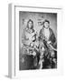 Two Sioux Chiefs, 1862-null-Framed Photographic Print