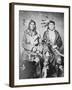 Two Sioux Chiefs, 1862-null-Framed Photographic Print