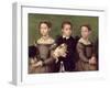 Two Sisters and a Brother of the Artist-Sofonisba Anguissola-Framed Giclee Print