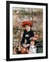 Two Sisters (On the Terrac), 1881-Pierre-Auguste Renoir-Framed Giclee Print