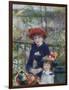 Two Sisters (On the Terrace), 1881-Pierre-Auguste Renoir-Framed Giclee Print