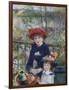 Two Sisters (On the Terrace), 1881-Pierre-Auguste Renoir-Framed Giclee Print