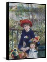 Two Sisters (On the Terrace), 1881-Pierre-Auguste Renoir-Framed Stretched Canvas