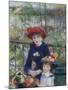 Two Sisters (On the Terrace), 1881-Pierre-Auguste Renoir-Mounted Giclee Print