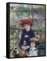 Two Sisters (On the Terrace), 1881-Pierre-Auguste Renoir-Framed Stretched Canvas