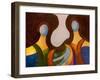 Two Sisters Presenting a Very Strange Finding, 2007-Jan Groneberg-Framed Giclee Print