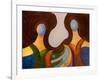 Two Sisters Presenting a Very Strange Finding, 2007-Jan Groneberg-Framed Giclee Print